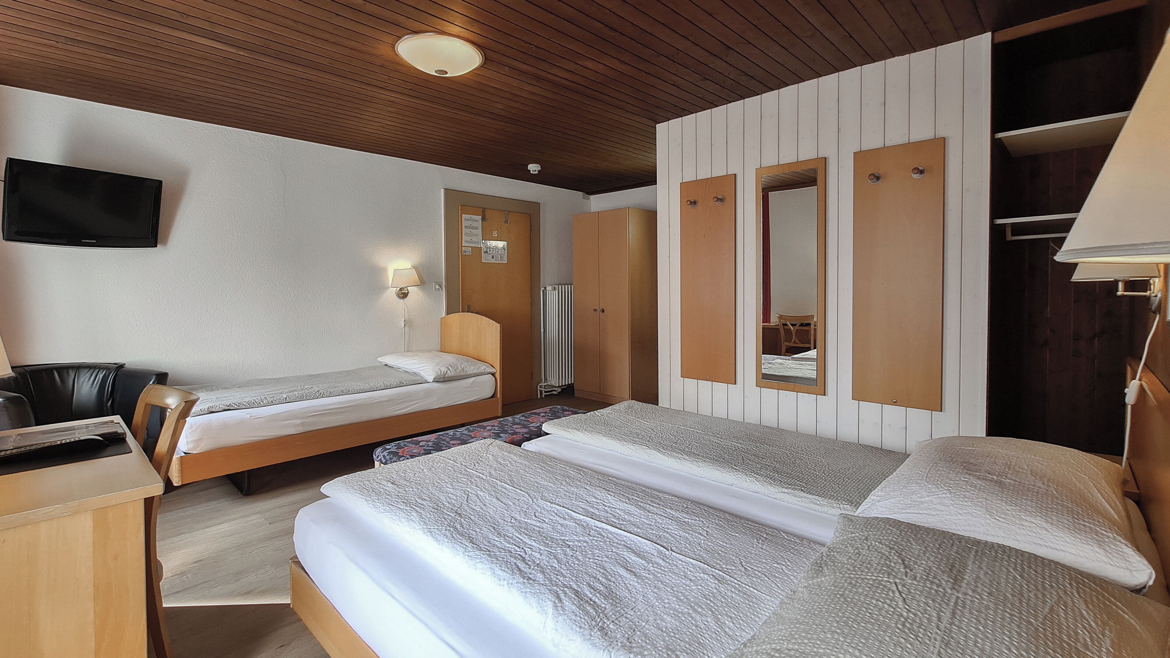 standard triple room | premium bedding, memory-foam beds, in-room safe, desk