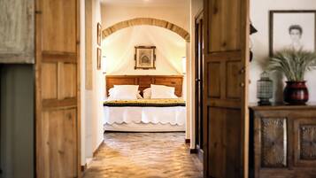 Huis (Suite) | 1 slaapkamer, lakens van Egyptisch katoen, luxe beddengoed, donsdekens