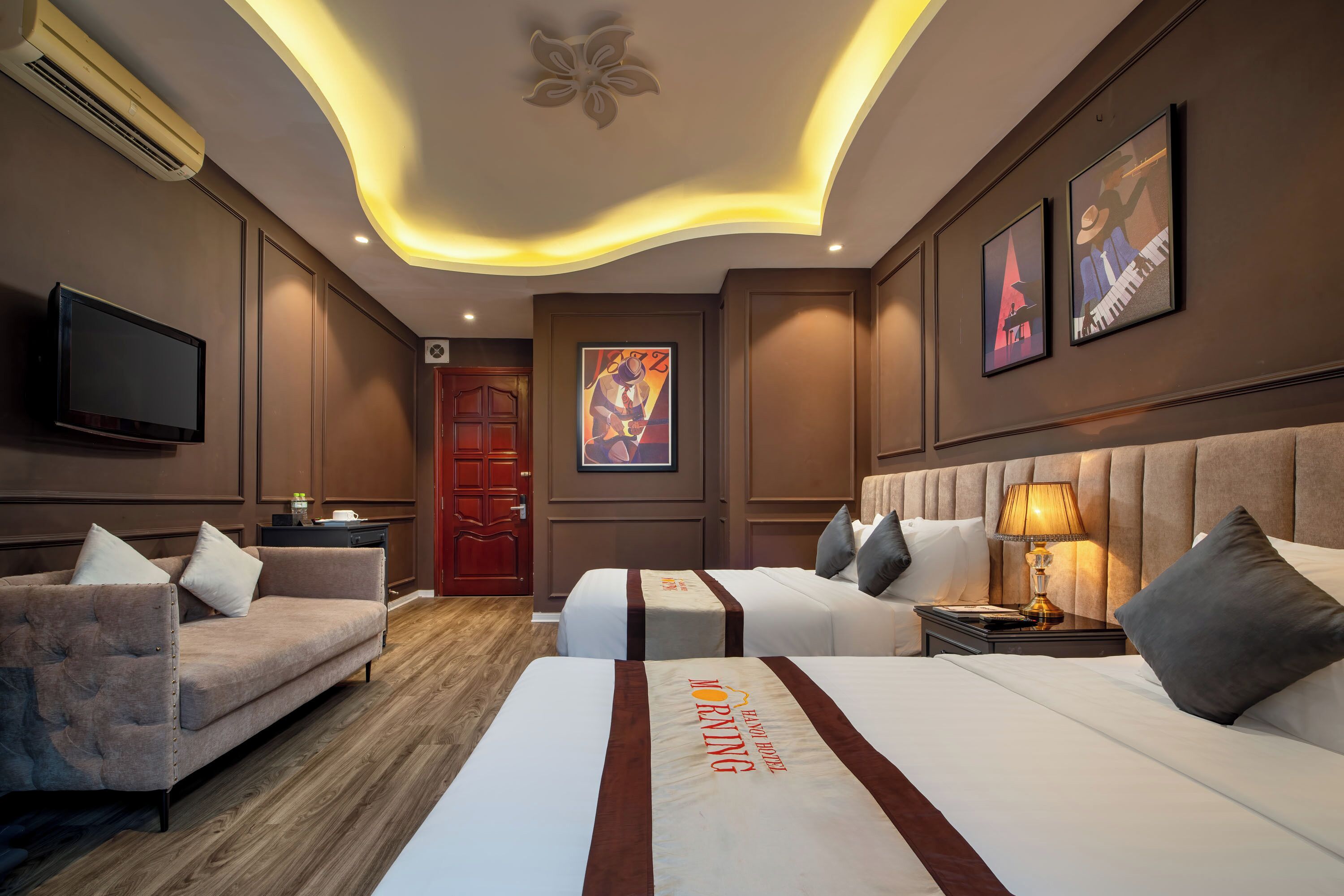 deluxe family room with balcony | 1 bedroom, premium bedding, pillow-top beds, minibar