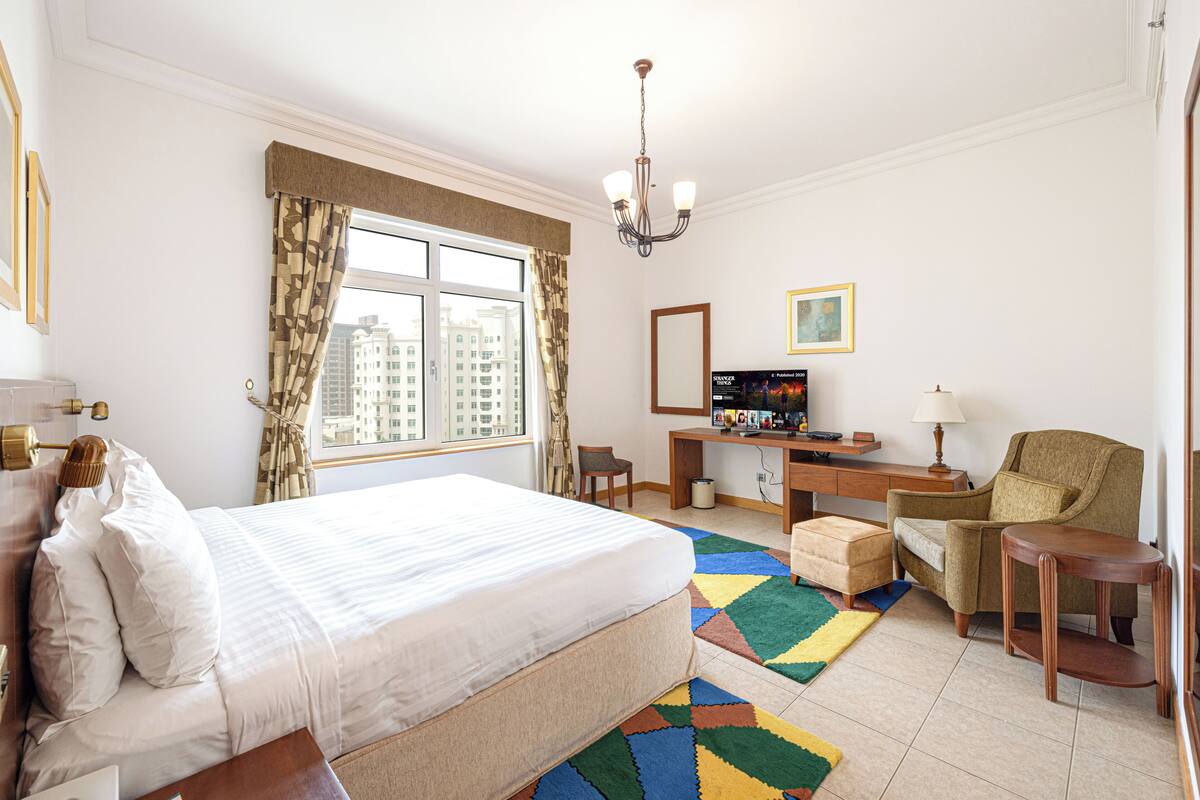 Down duvets, in-room safe, blackout curtains, iron/ironing board