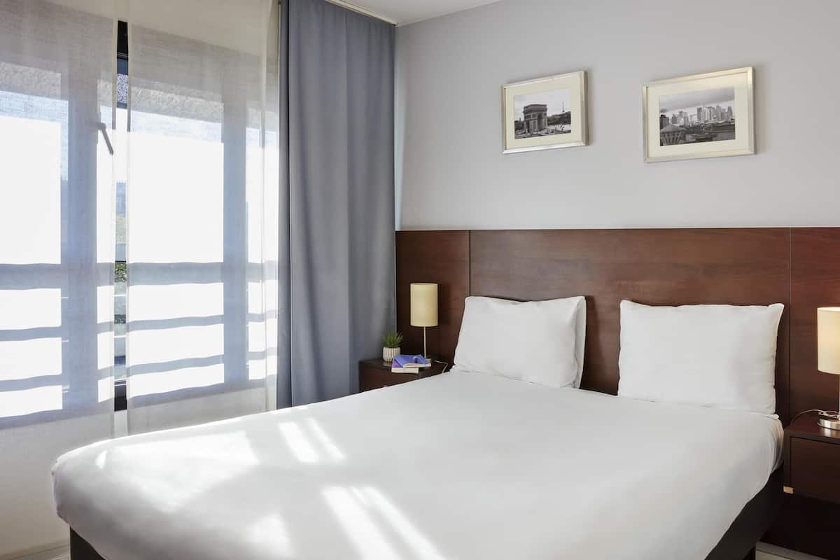 Studio, 1 Tempat Tidur Double | Seprai antialergi, kedap suara, Wi-Fi gratis, dan seprai linen