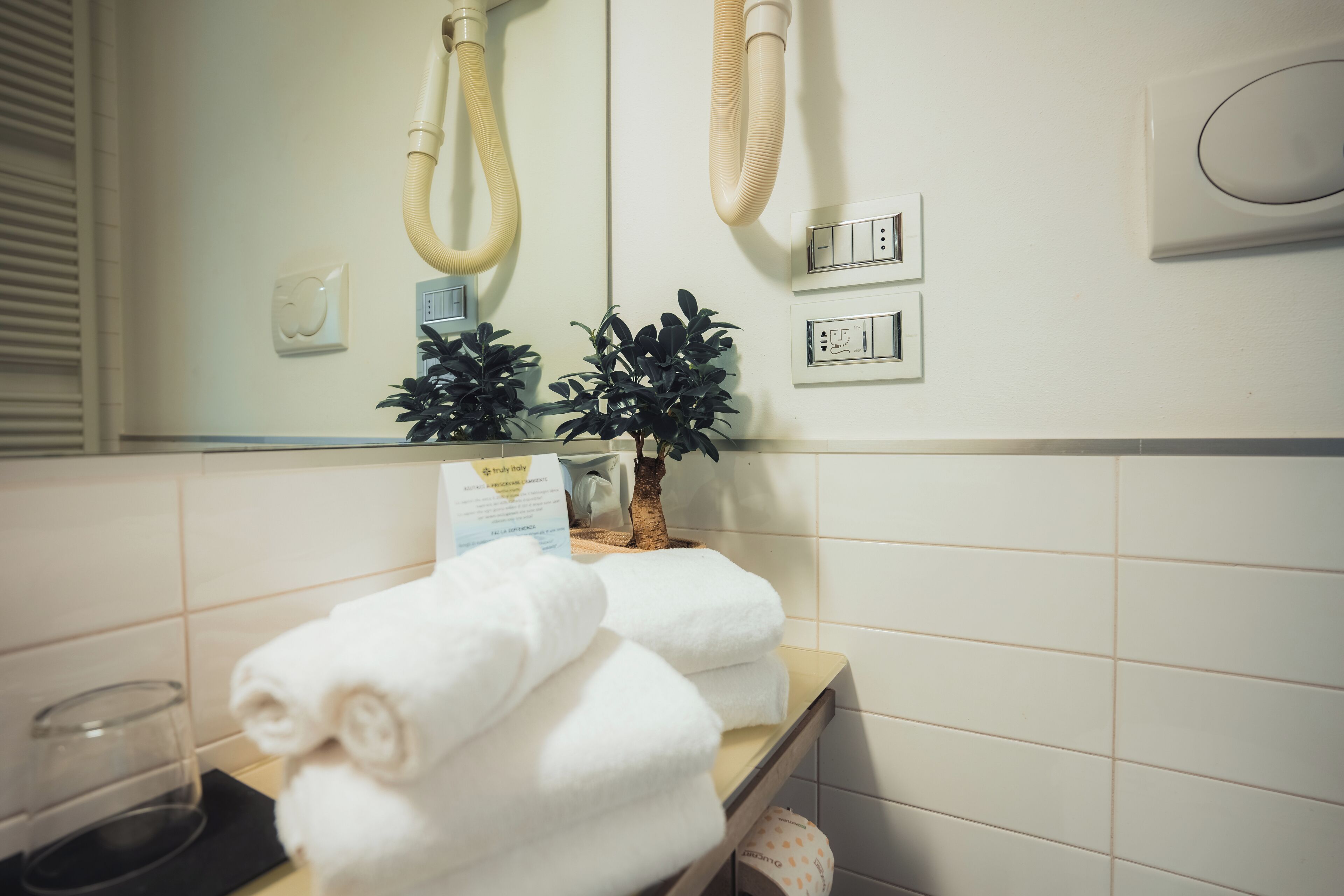 superior triple room, garden view | bathroom | free toiletries, hair dryer, towels