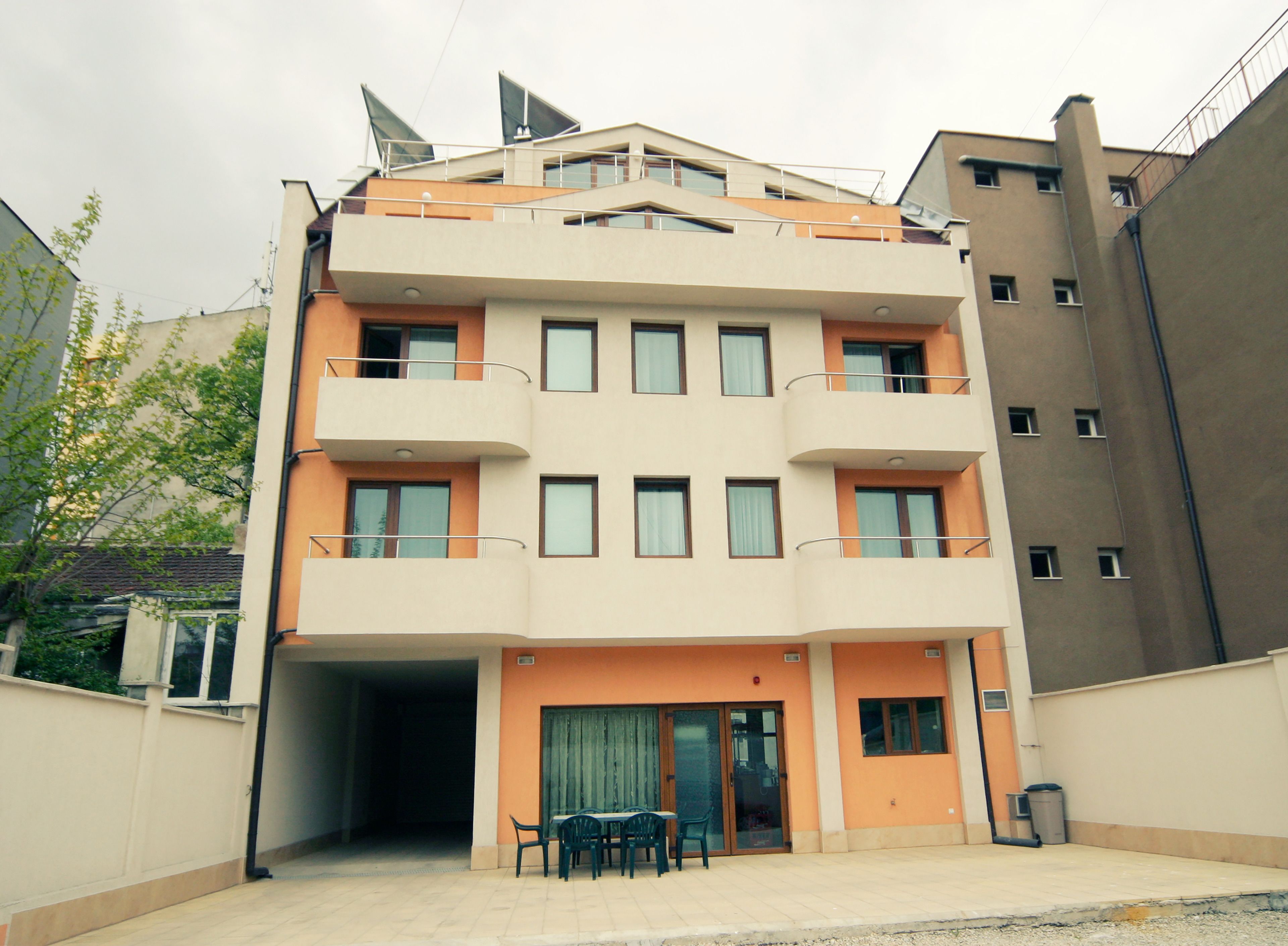 Blick von der Unterkunft