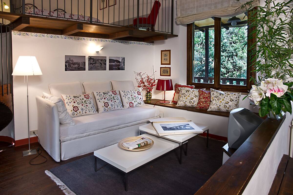 Apartment, 1 Bedroom | Living area