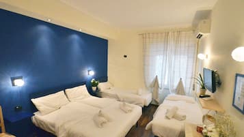 Down duvets, minibar, in-room safe, desk