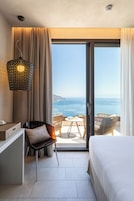 Room, Sea View (Attico) | Minibar, in-room safe, soundproofing, free WiFi