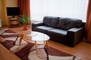 تلفزيون بحجم 81-سم يعرض قنوات تلفزيونية باشتراك مدفوع