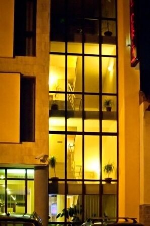 Voorkant van accommodatie