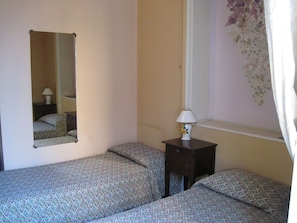 Blackout drapes, iron/ironing board, cribs/infant beds, free WiFi