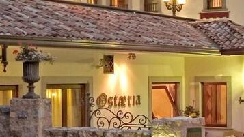 Front of property – evening/night