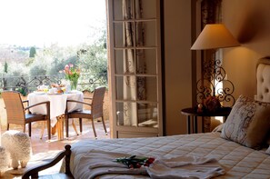 Junior Suite, Terrace (Bergerie) | Premium bedding, Select Comfort beds, minibar, in-room safe