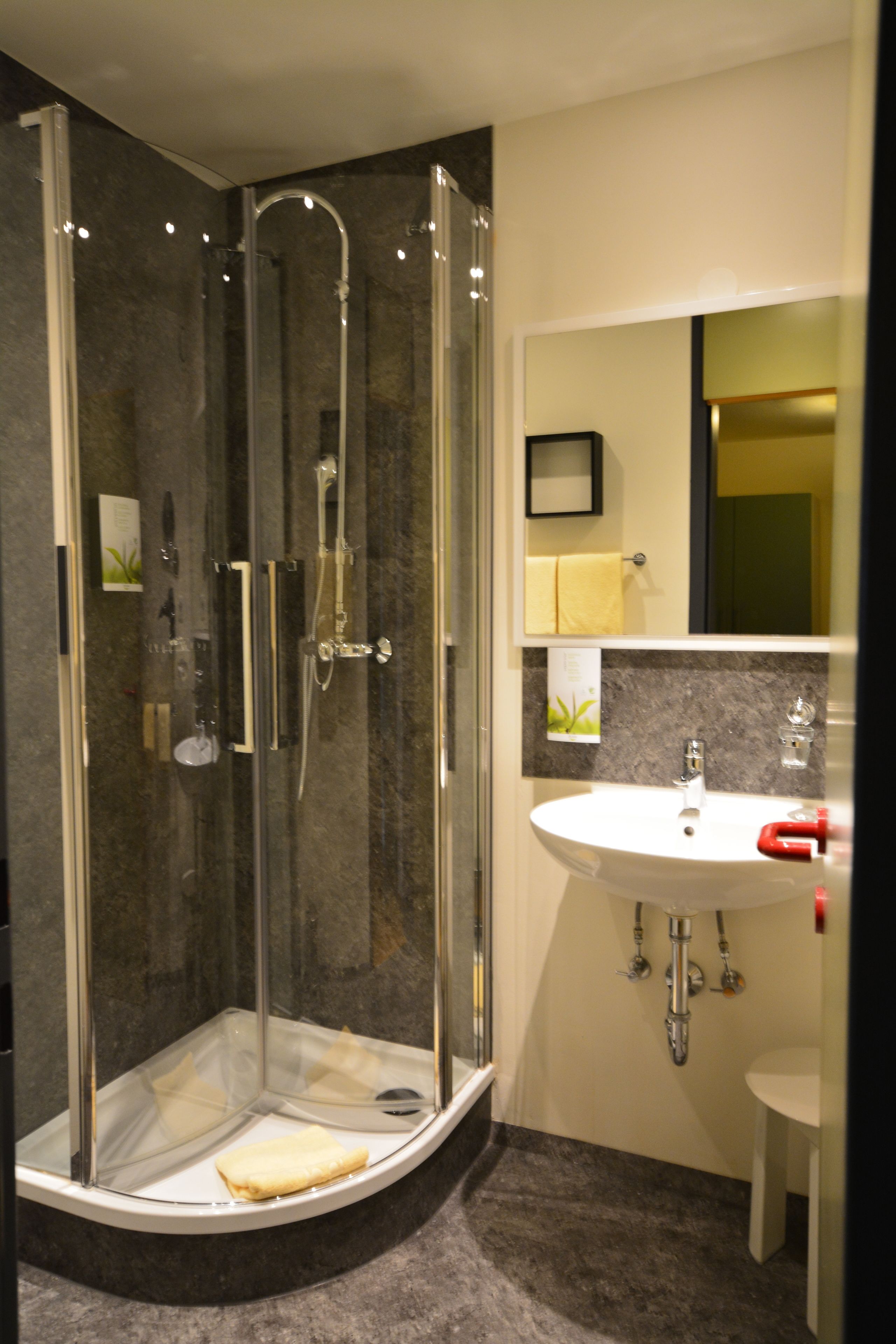 double room | bathroom | hair dryer, towels