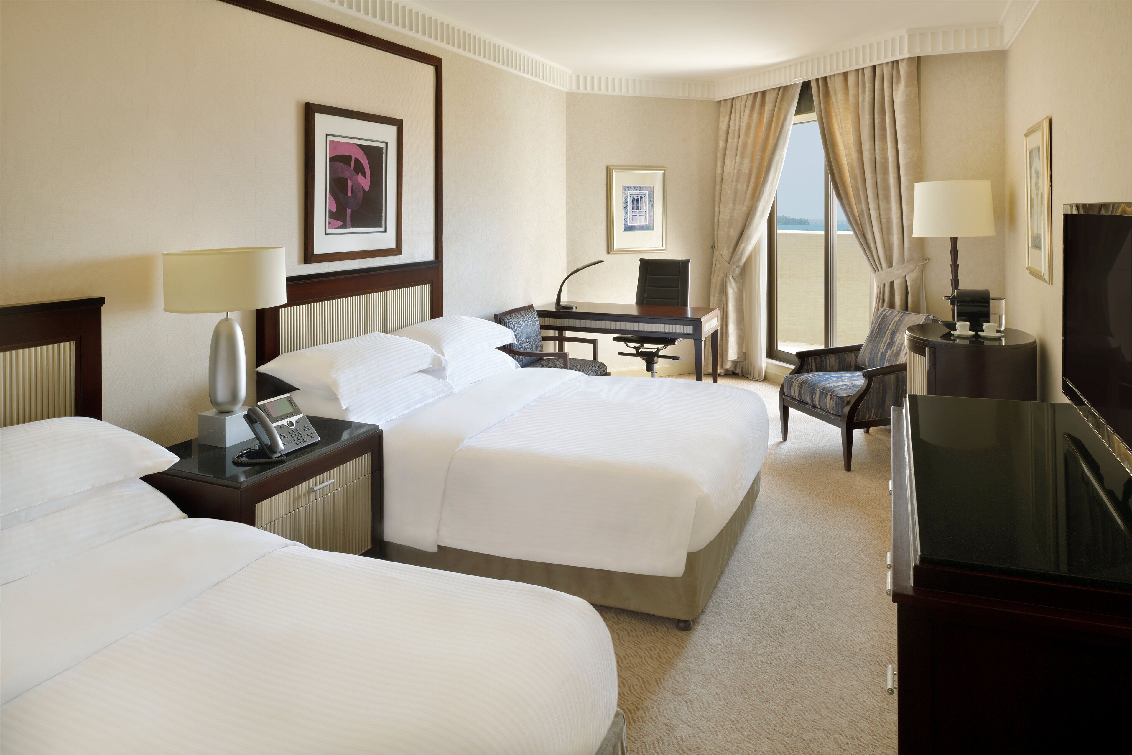 Premium bedding, minibar, in-room safe, desk