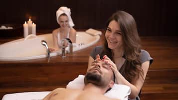 Behandelingskamers voor koppels, lichaamsbehandelingen, aromatherapie