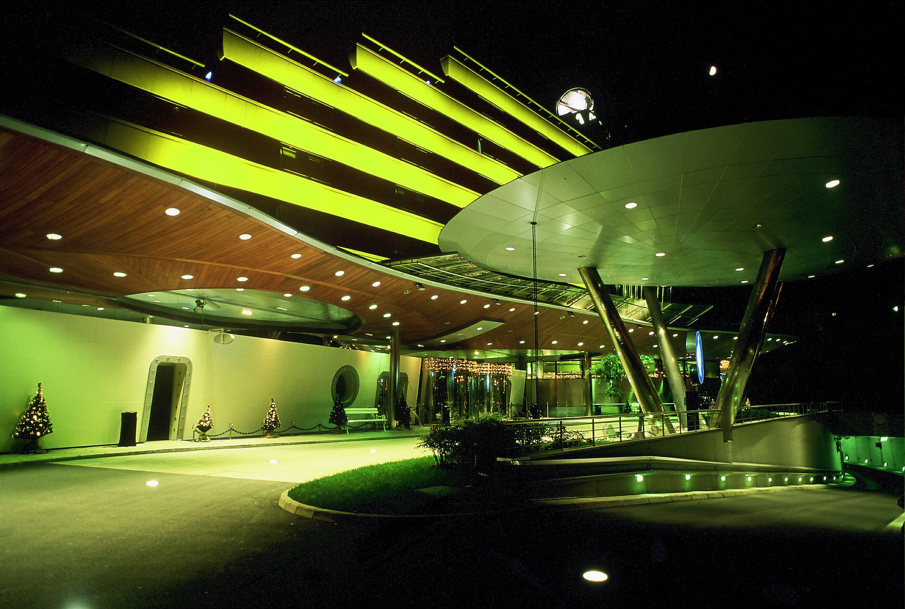 front of property – evening/night