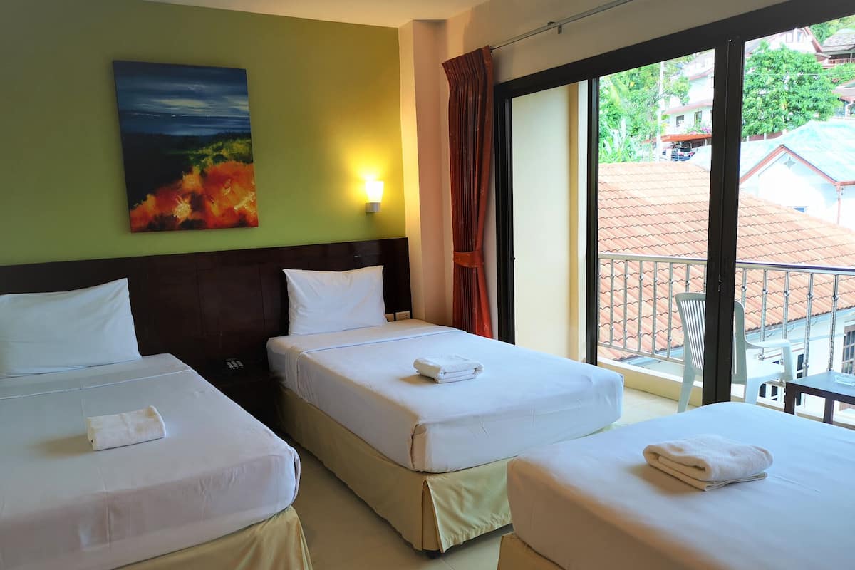 Superior Triple Room with Balcony & View | Select Comfort beds, in-room safe, desk, free WiFi