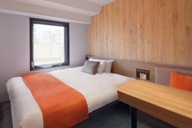 Down duvets, desk, blackout curtains, iron/ironing board