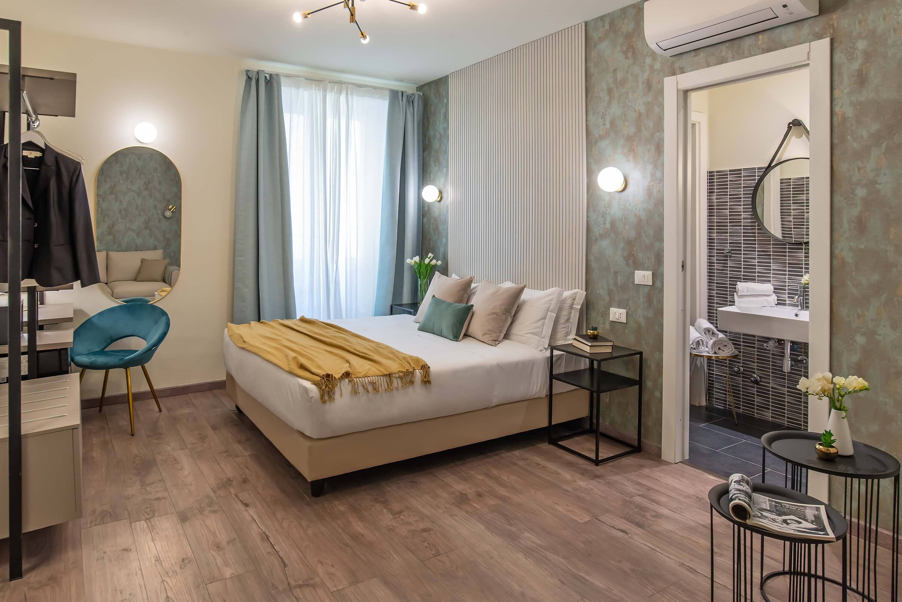 Family Quadruple Room | Premium bedding, minibar, in-room safe, desk