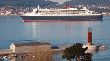 Vue depuis lâhĂ©bergement