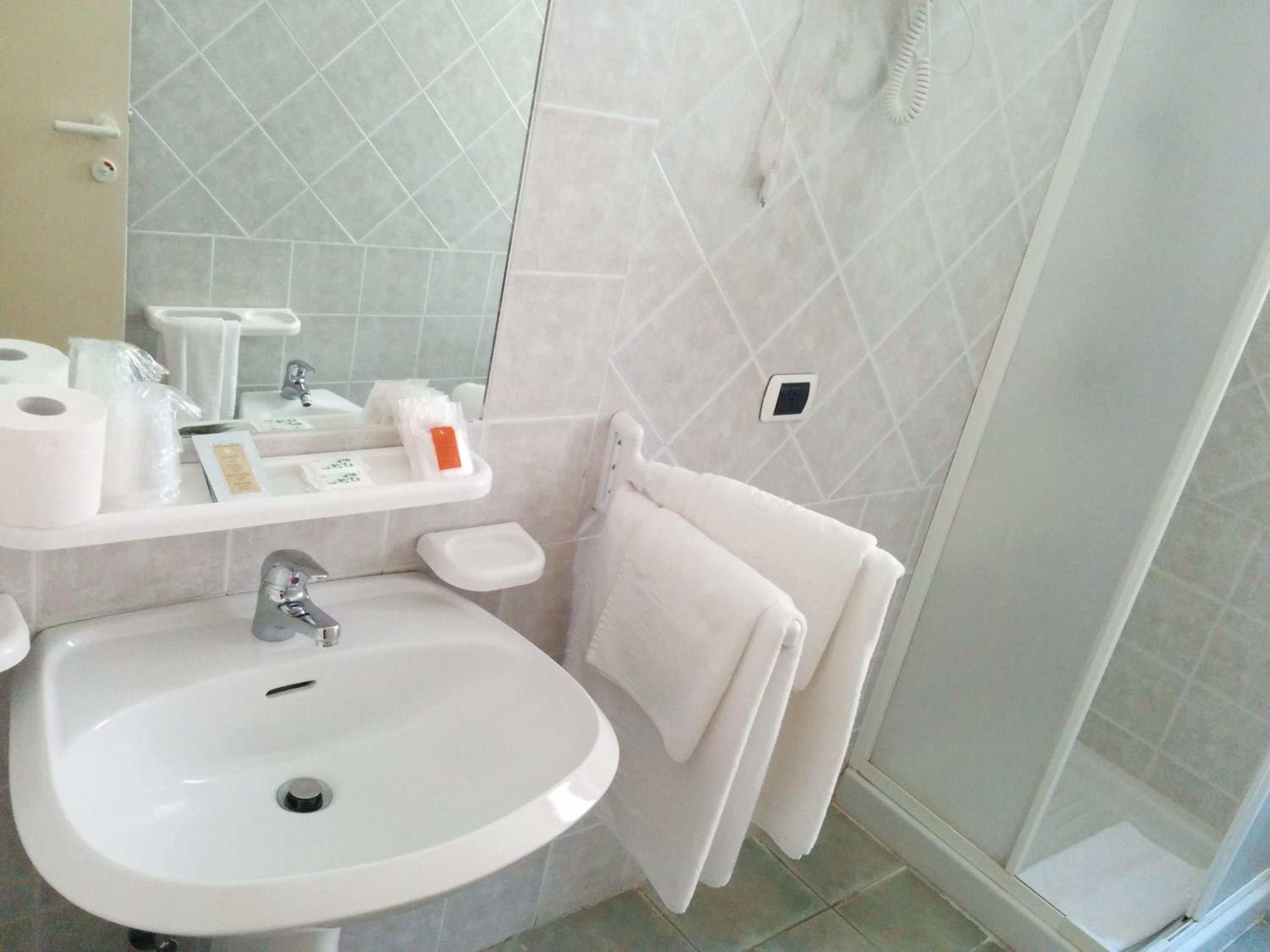 double or twin room | bathroom | shower, free toiletries, hair dryer, bidet