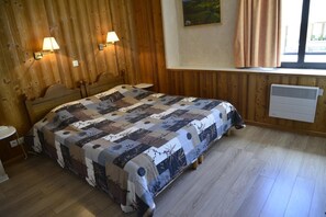 Individually decorated, individually furnished, desk, iron/ironing board