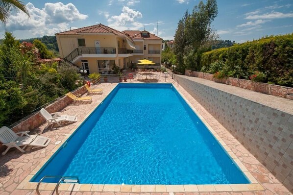 Blick von der Unterkunft