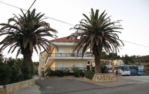 Blick von der Unterkunft