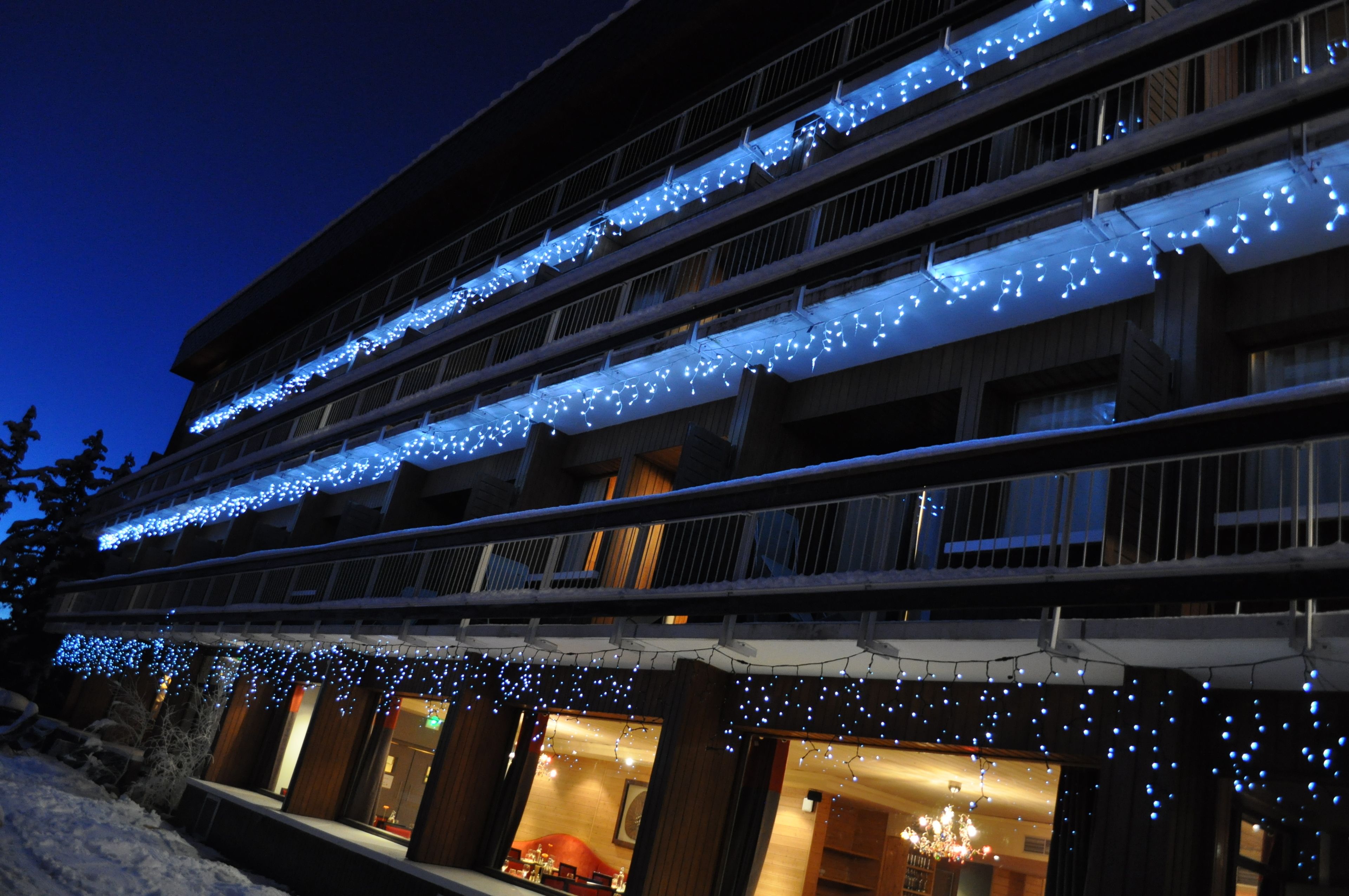 front of property – evening/night