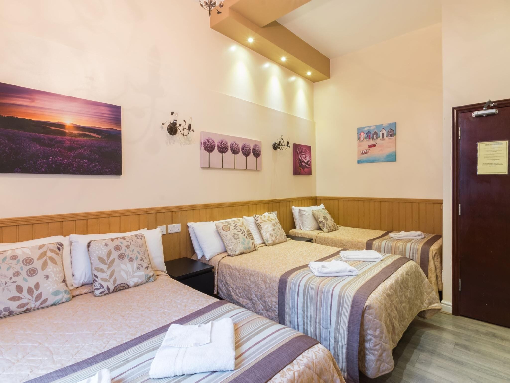 Desk, soundproofing, iron/ironing board, free cots/infant beds