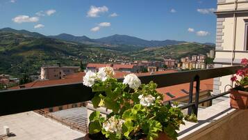 Blick vom Balkon