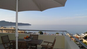 Balcony view - Blue Villas (Chania)