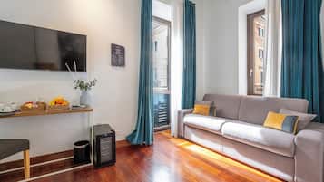 Ropa de cama de alta calidad y minibar