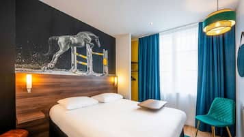 Premium bedding, in-room safe, desk, soundproofing