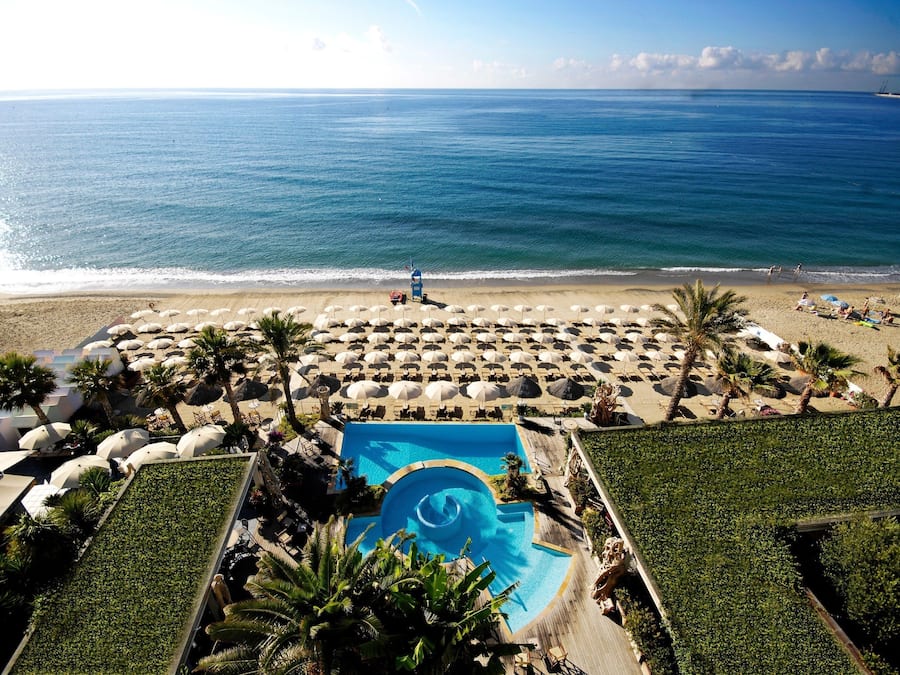 Habitación doble superior de uso individual, vista al mar | Vista a la playa o el mar