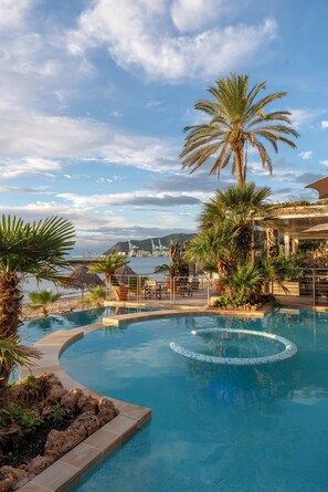 Seasonal outdoor pool