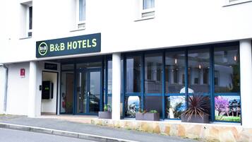 Voorkant van accommodatie