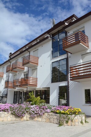 Façade de l’hébergement