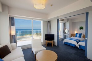 Balcony view - The Beach Tower Okinawa (Chatan)