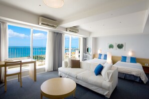 In-room safe, blackout drapes, iron/ironing board, free WiFi - The Beach Tower Okinawa (Chatan)