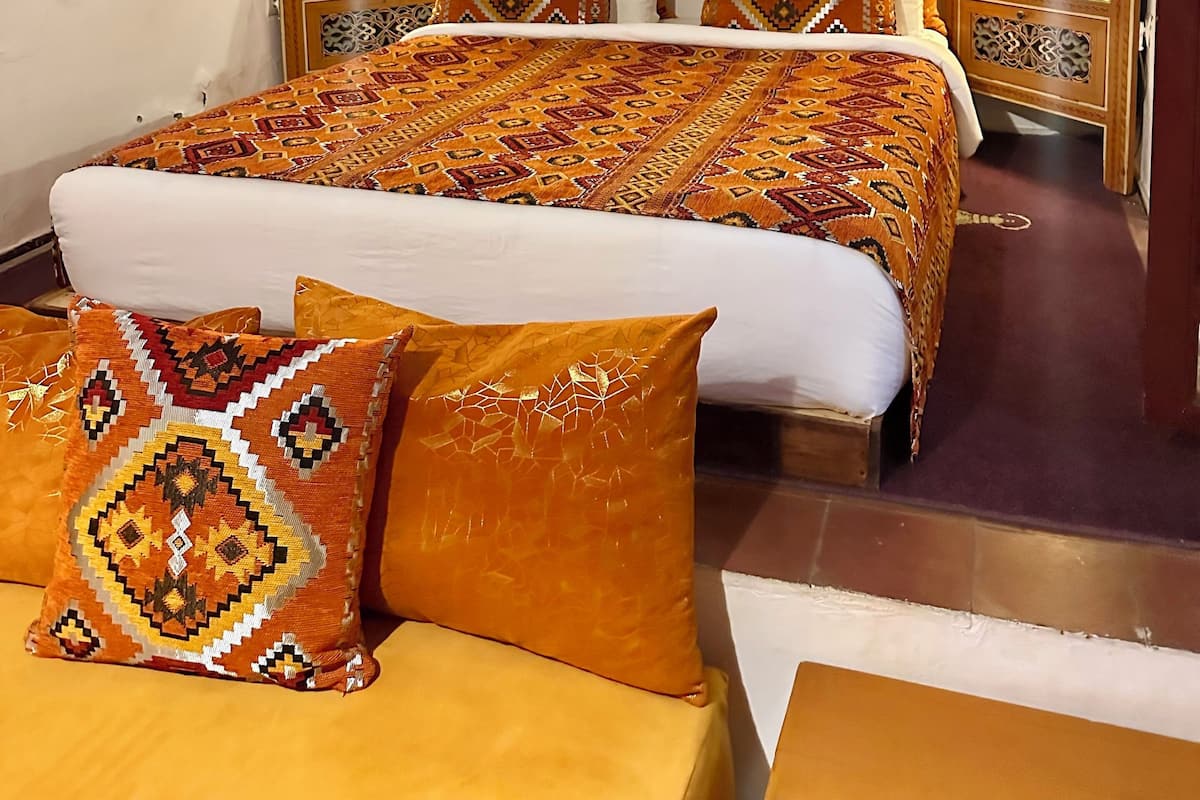 Svit Comfort (Khenifra) | 1 sovrum, egyptiska bomullslakan och sängtillbehör av högsta kvalitet