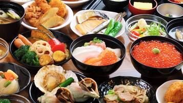 Daily buffet breakfast (JPY 3000 per person)