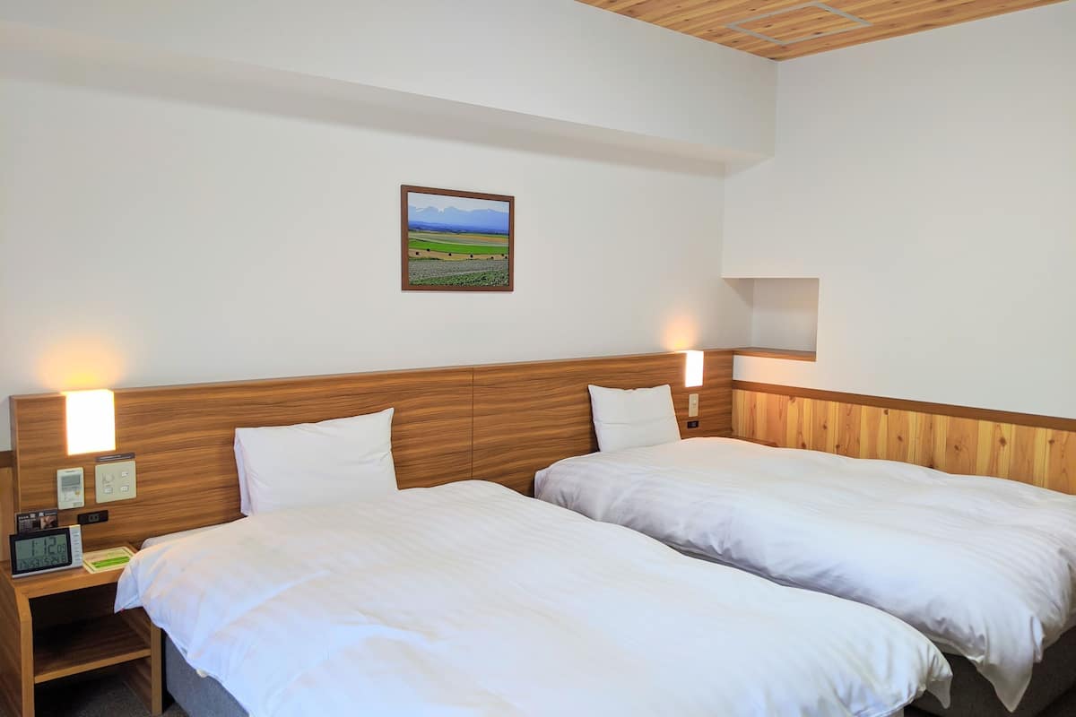 Large Twin Room Non Smoking (No Cleaning Service) | Desk, iron/ironing board, free WiFi, bed sheets