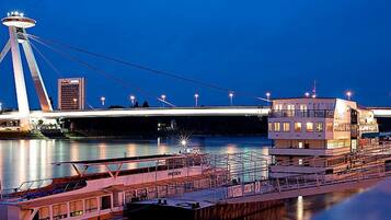 Front of property - evening/night