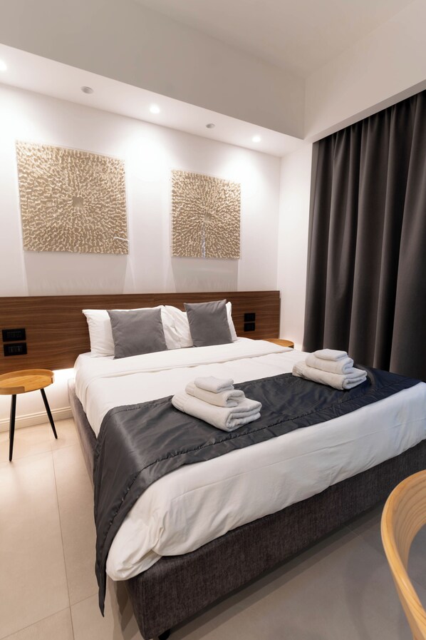 Elite-Doppelzimmer, Nichtraucher | Bettwäsche aus ägyptischer Baumwolle, hochwertige Bettwaren