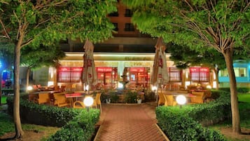 Front of property - evening/night