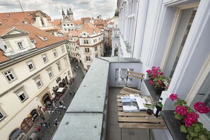 Panoramic-Apartment, 2 Schlafzimmer, Nichtraucher, Kochnische | Blick vom Balkon