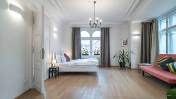 Two Bedroom Apartment, City View | Individually decorated, individually furnished, laptop workspace