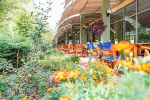 Blick von der Unterkunft