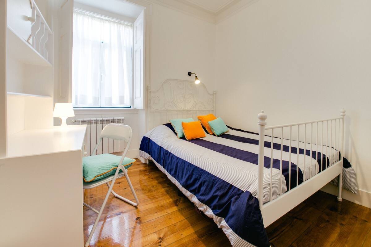 Egyptian cotton sheets, down duvets, individually decorated