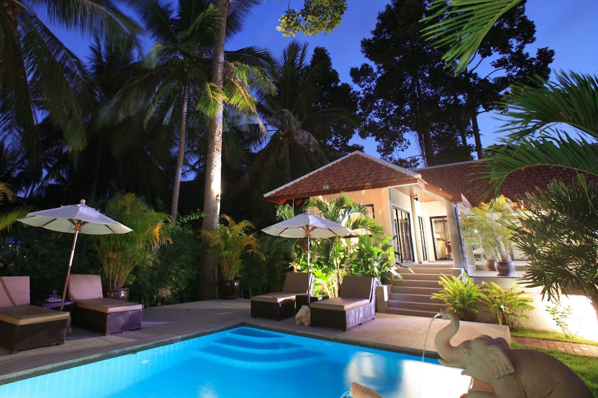 Three Bedroom Pool Villa | In-room safe, blackout drapes, soundproofing